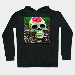 Photo Watermelon Wearing Sunglasses Hoodie